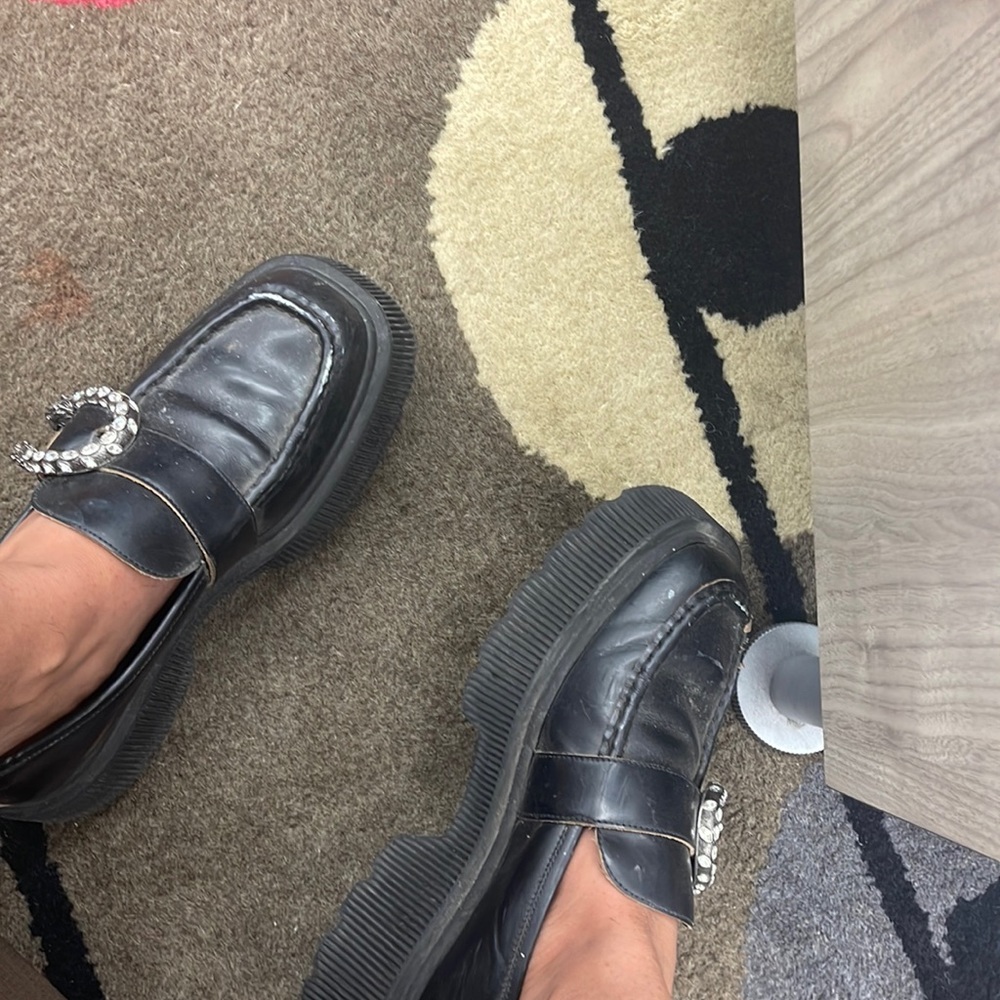 gucci loafer shoes, i may have the loafers cleaned for you.